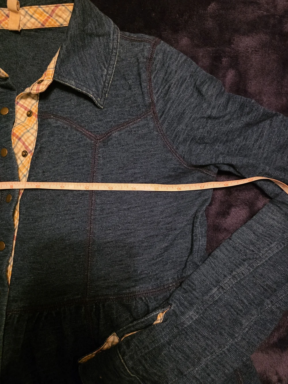 Free People Indigo Knit Babydoll Shirtdress XSMALL EUC